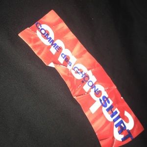 Supreme x Cdg box logo tee